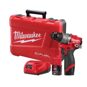 Milwaukee M12FPD2202C 12V 2.0Ah 13mm FUEL Cordless Hammer Drill & Driver Combo Kit