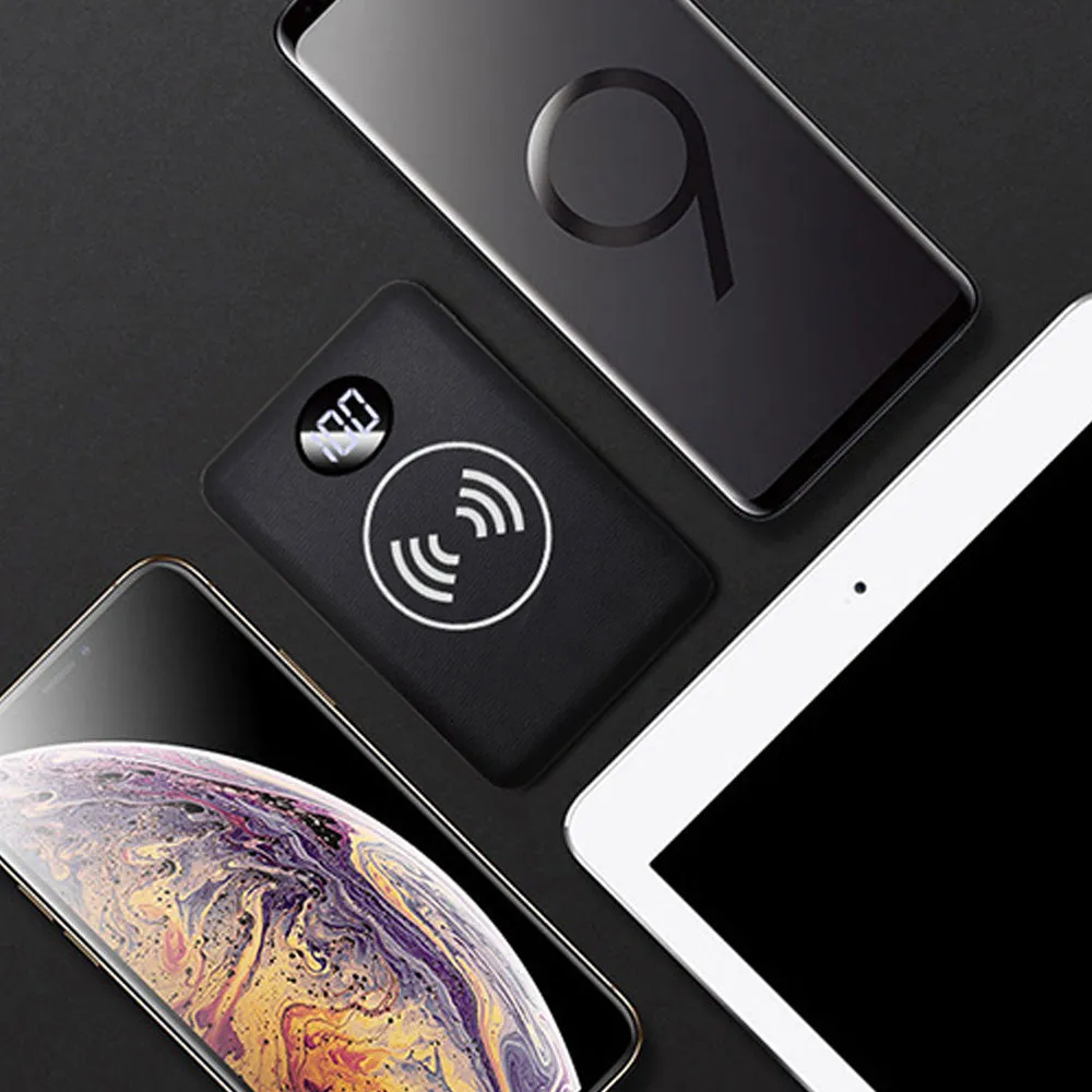Mini 5000mAh Wireless Charging Power Bank