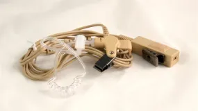 Motorola ZMN6032, ZMN6032A beige 2-wire surveillance kit for discreet communications WB#WV1-15023X-Beige