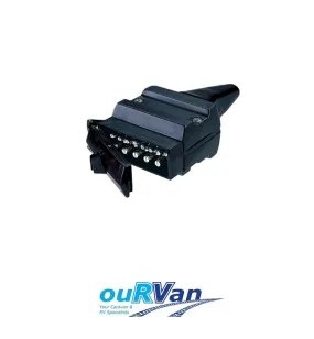 Narva 12-Pin Flat Plastic Plug