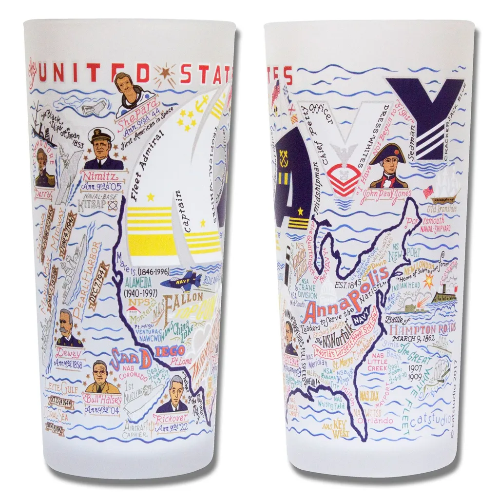 NAVY GLASS BY CATSTUDIO