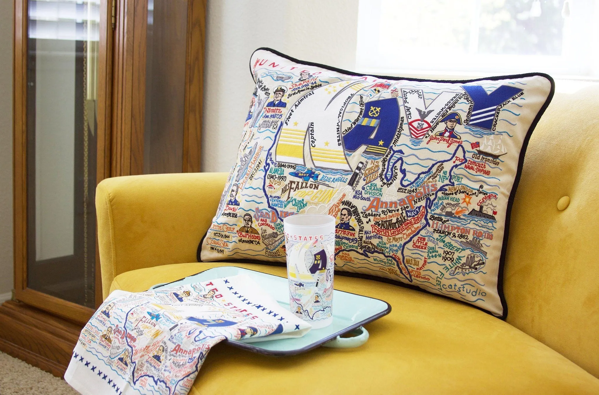 NAVY GLASS BY CATSTUDIO