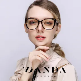 New Computer Glasses TR90 Anti-Blue Light Glasses Women's CP Spring Pin Flat Goggles