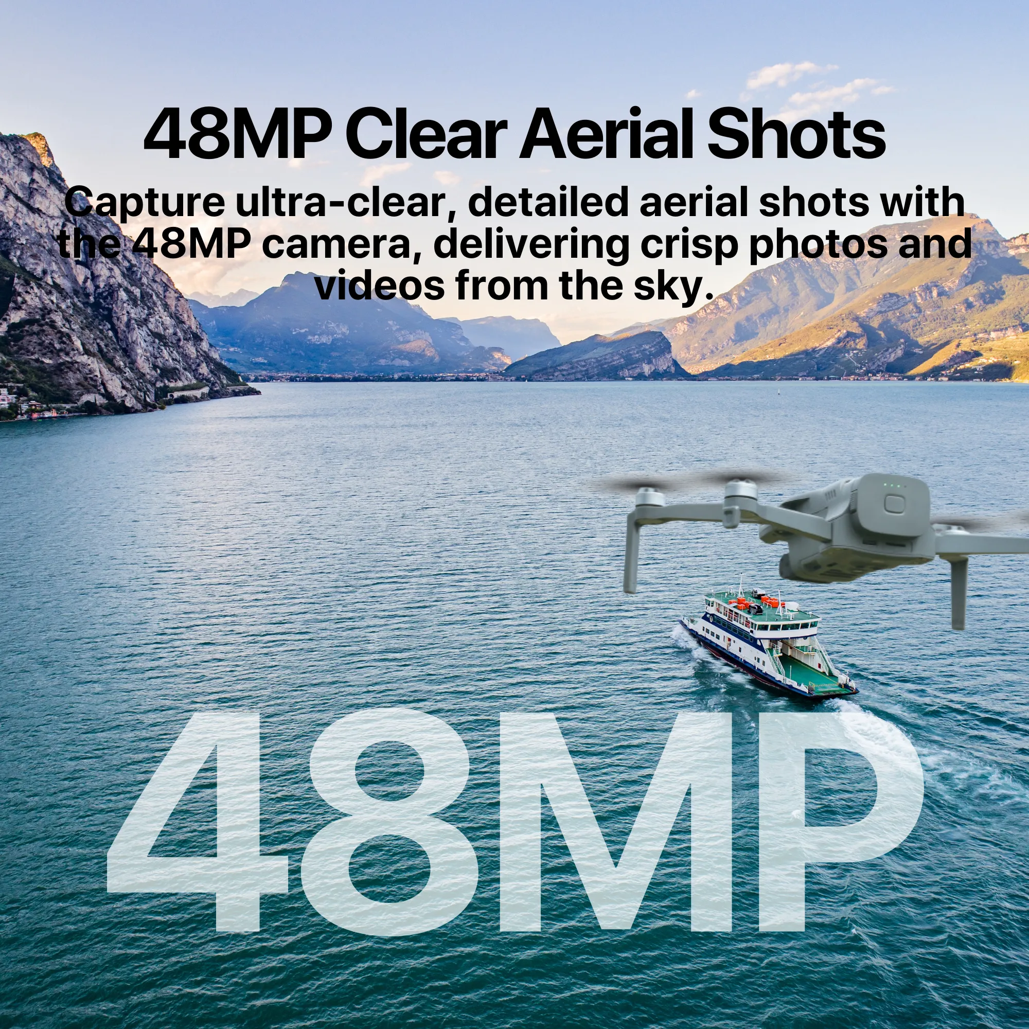 New Release The Bigly Brothers Walker-Air Mini SE FPV Drone, Intelligent Voice Control, One Throw Fly, 48 MP Camera, 58-Mins Flight, 4km Range, 3-Axis Gimbal, GPS System, Follow Me Mode, Below 249g