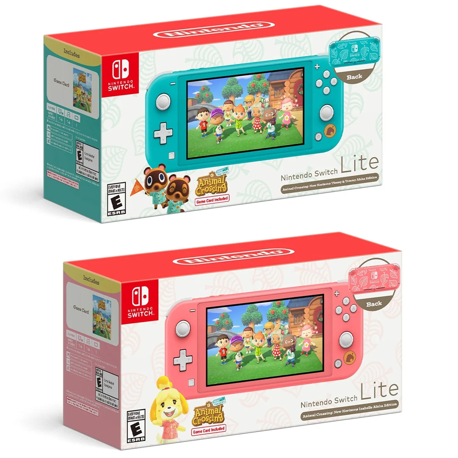 Nintendo Switch Lite Animal Crossing: New Horizons Timmy & Tommy Aloha Edition and Isabelle Aloha Edition   1 Year Warranty By Singapore Nintendo Distributor