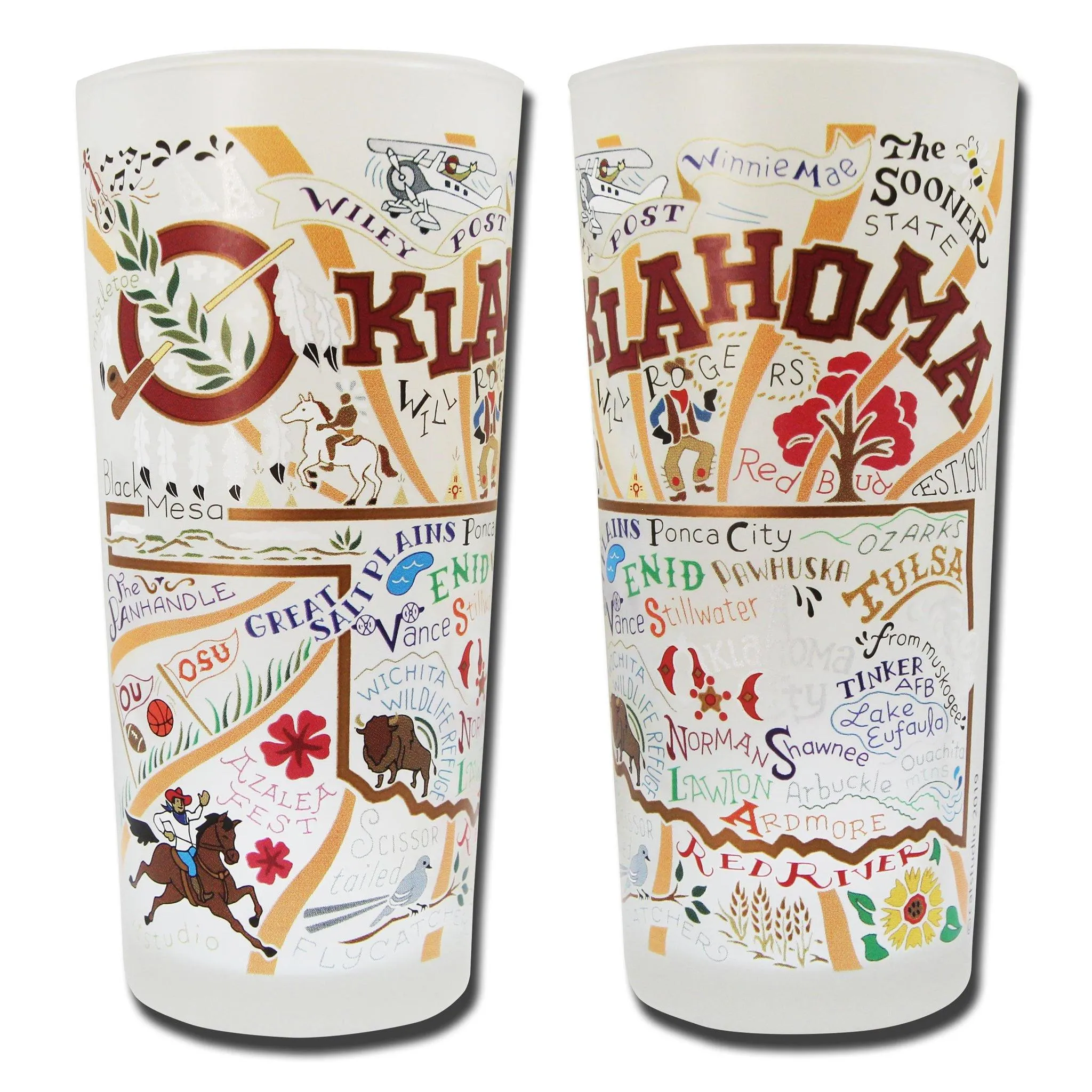OKLAHOMA GLASS BY CATSTUDIO