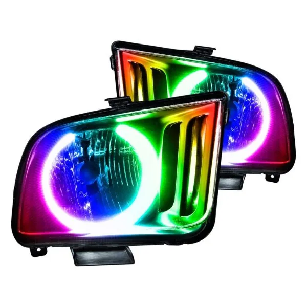 Oracle LED Headlight Halo Rings Ford Mustang S197 (2005-2009) Multicolored RGB