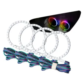 Oracle LED Headlight Halo Rings Hyundai Tiburon (2007-2008) Multicolored