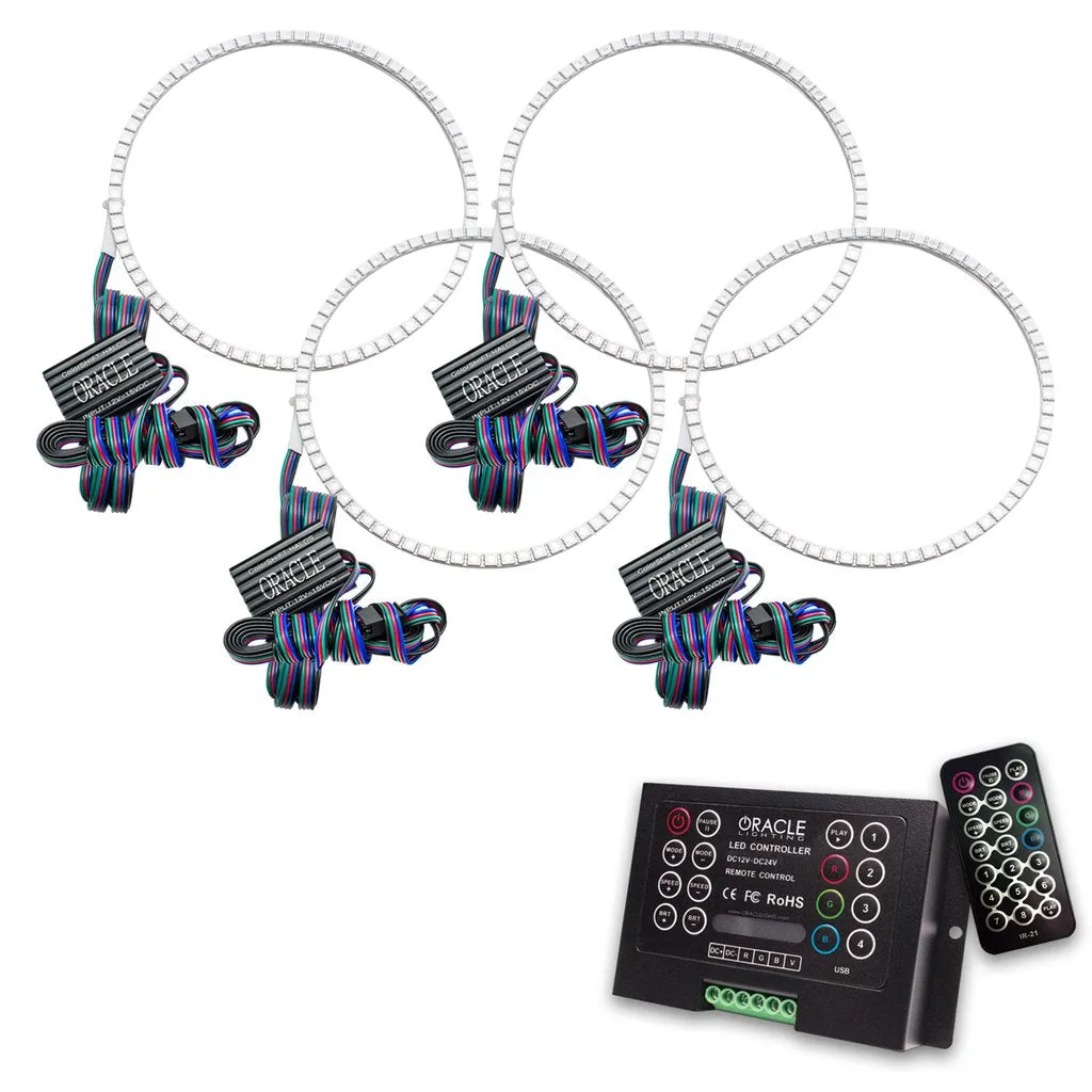 Oracle LED Headlight Halo Rings Hyundai Tiburon (2007-2008) Multicolored