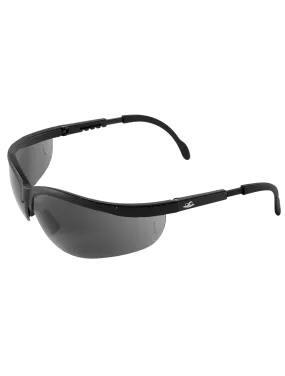 Picuda® Smoke Lens, Matte Black Frame Safety Glasses - BH463
