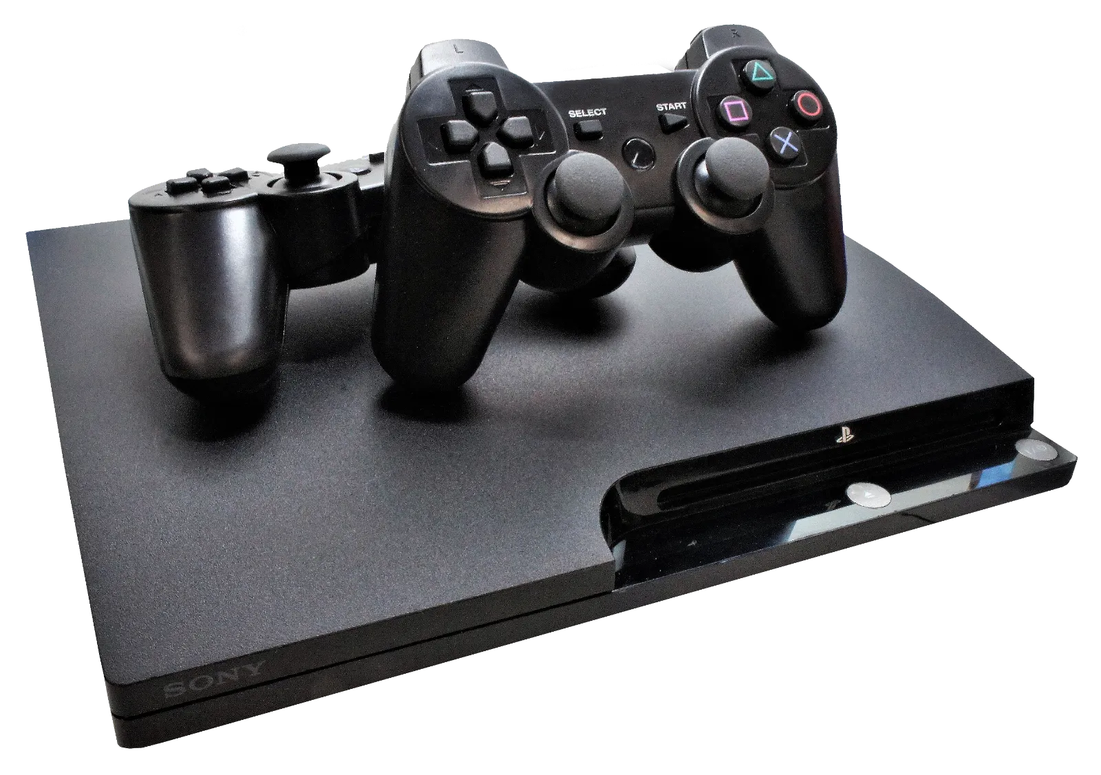 PlayStation 3 Slim Console 160GB   2 Wireless Dual Shock Controllers PAL (Pre-Owned)