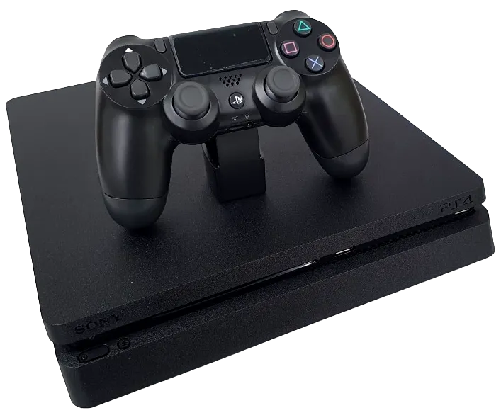 PlayStation 4 Slim Console 500GB   1 Wireless Dual Shock Controller Boxed (Pre-Owned)