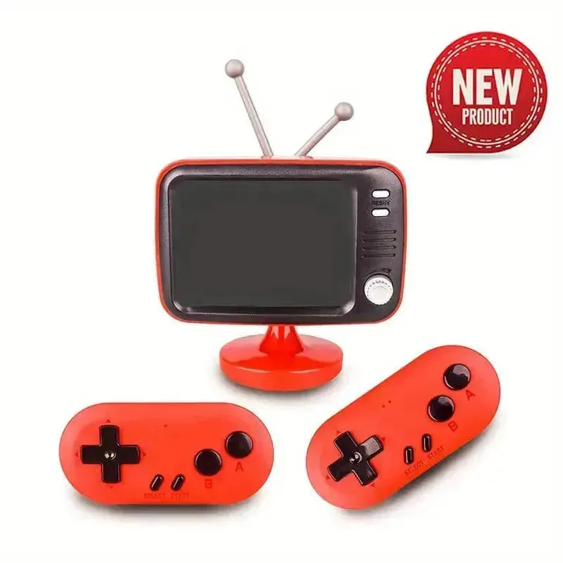 Portable Retro 8-Bit Dual Game Console