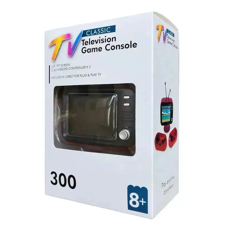 Portable Retro 8-Bit Dual Game Console