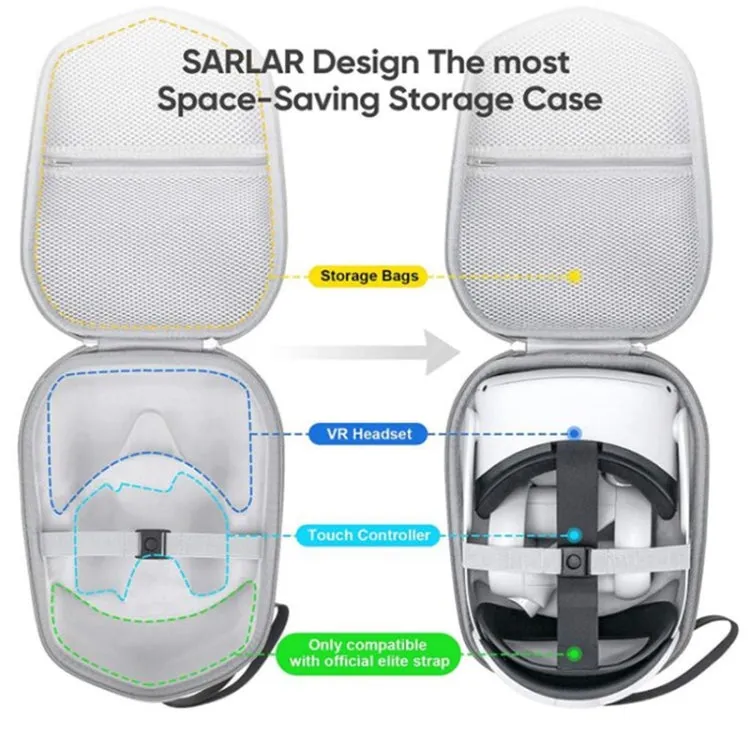 Portable VR Glasses Storage Case For Oculus Quest 2