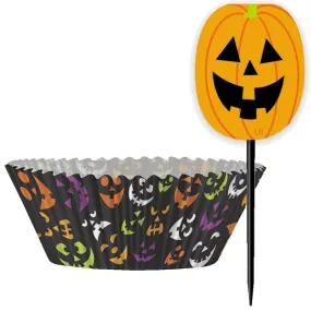 Pumpkin Faces Cupcake Kits