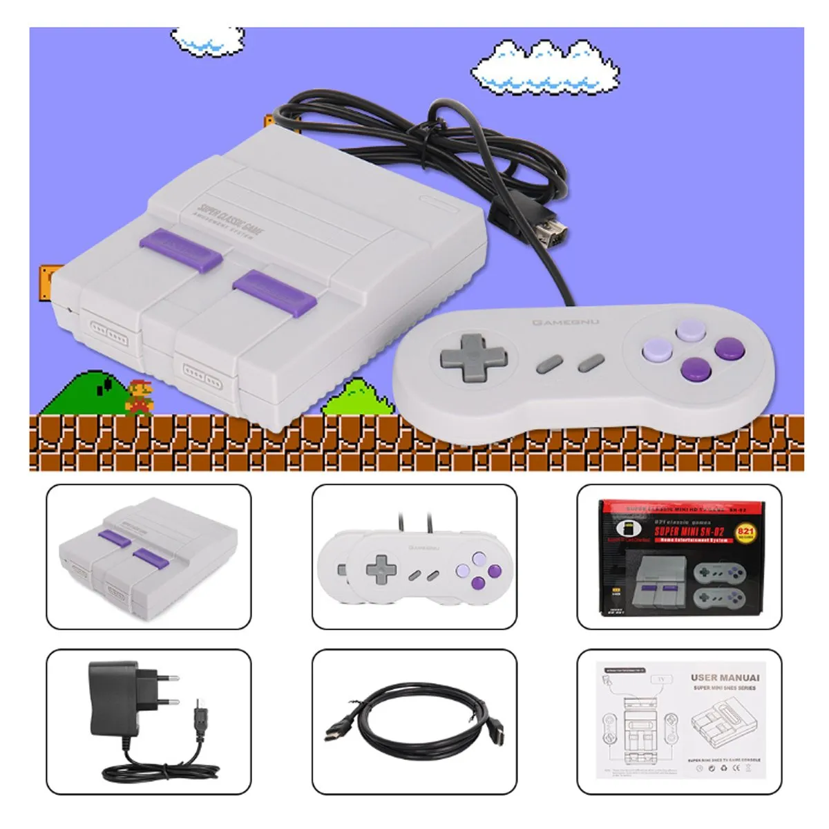 Retro Inspired Game Console With HDMI   821 Games Loaded | TechTonic®