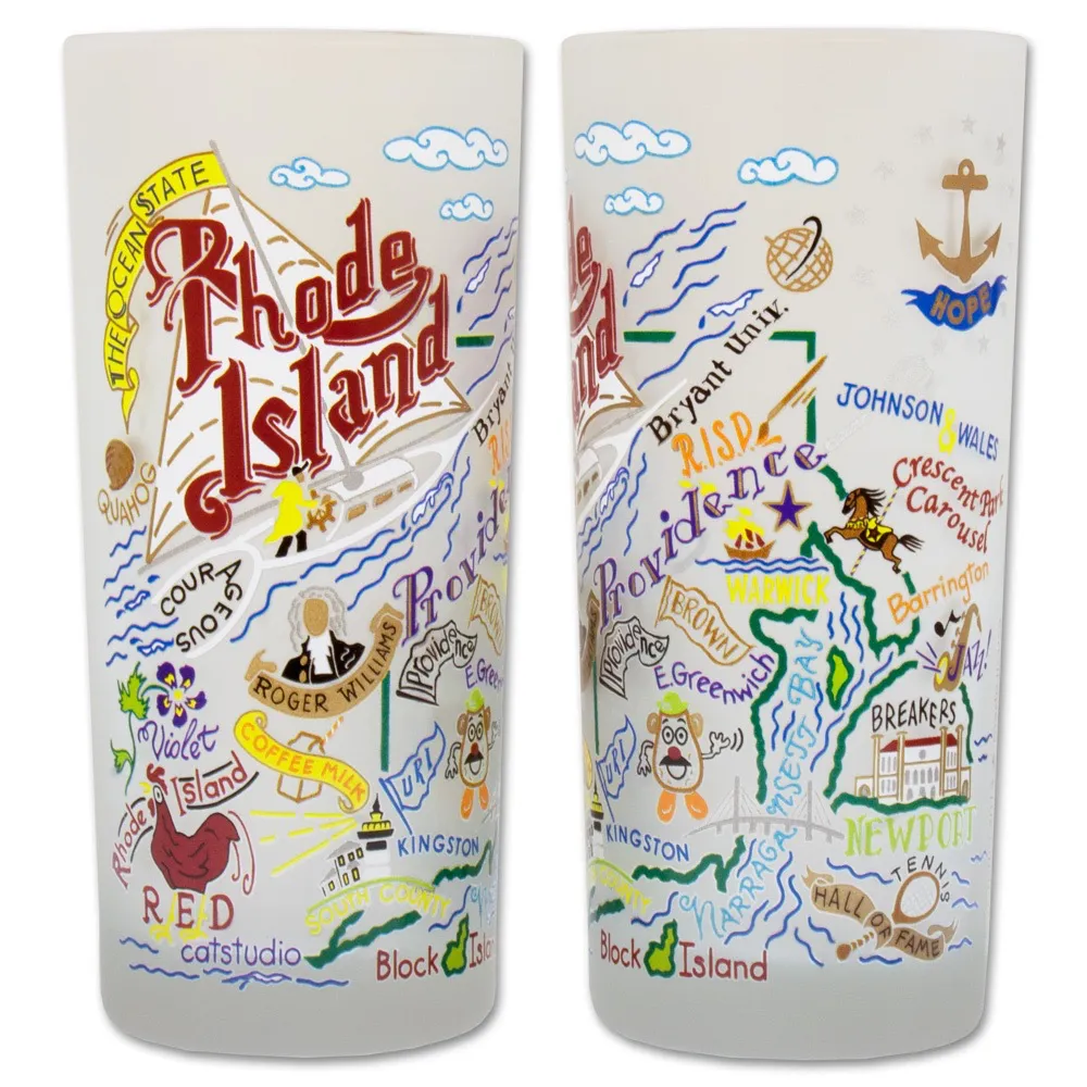 RHODE ISLAND GLASS BY CATSTUDIO