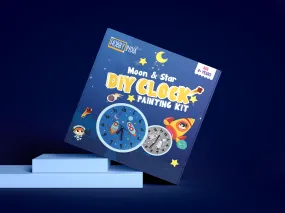 Rocket & Moon Wall Clock DIY Kits