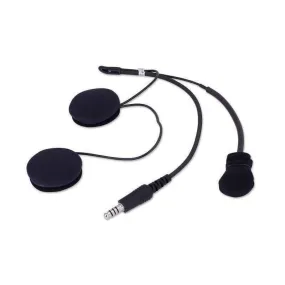 Rugged Radios IMSA 4C Wired Open Face Helmet Kit with Speakers & M102 Military Mic