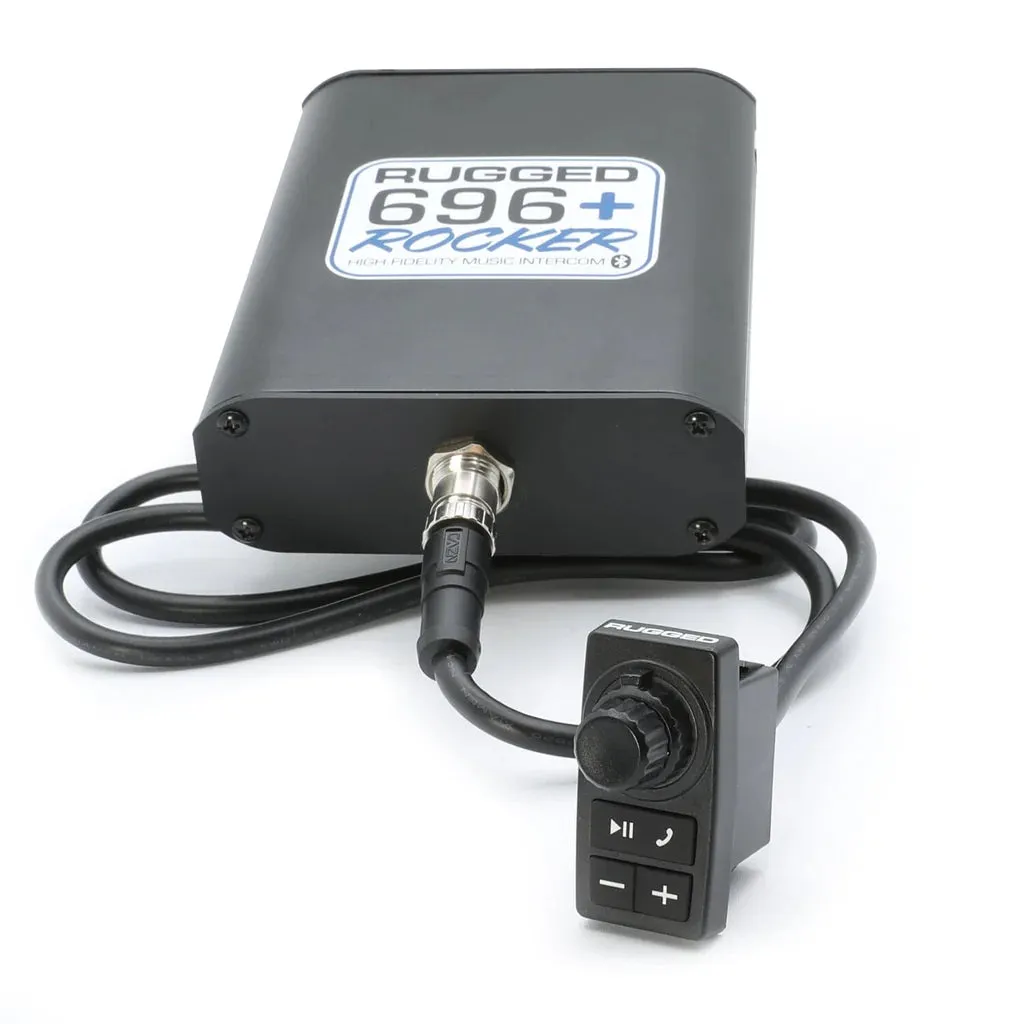 Rugged Radios Polaris RZR XP Complete Communication Kit with Rocker Switch Intercom and 2-Way Radio- G1 GMRS Radio