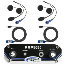 Rugged Radios RRP5050 2 Person Helmet Kit System