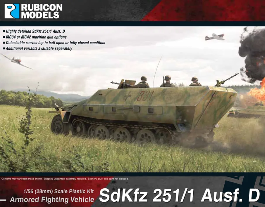 SdKfz 251/3 Ausf D Communication & Command Bundle: 280018 280039