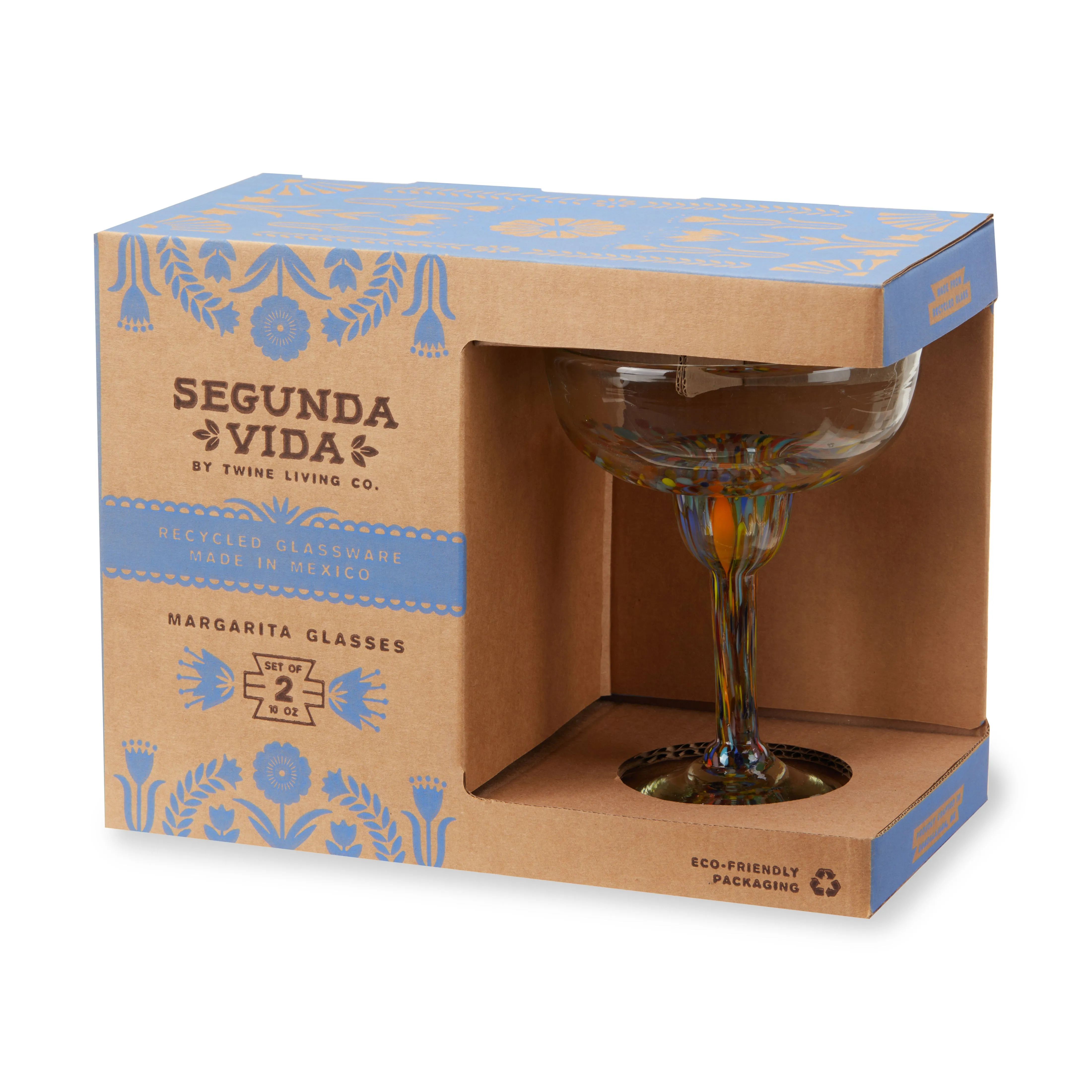 Segunda Vida Artistico Margarita Glasses