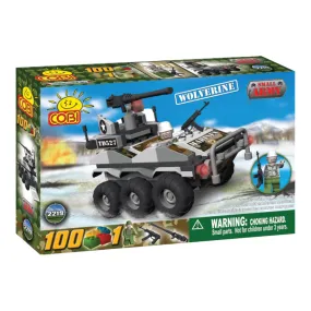Small Army - 100 Piece Wolverine Military Vehicle Construction Set