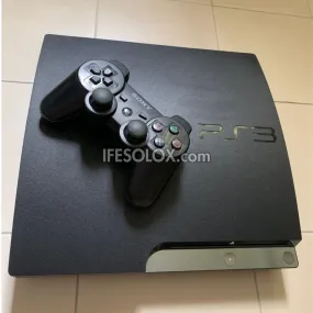 Sony Playstation 3 (PS3) Slim 120GB Game Console Complete Set with 1 DUALSHOCK Controller and 10 Games - Foreign Used