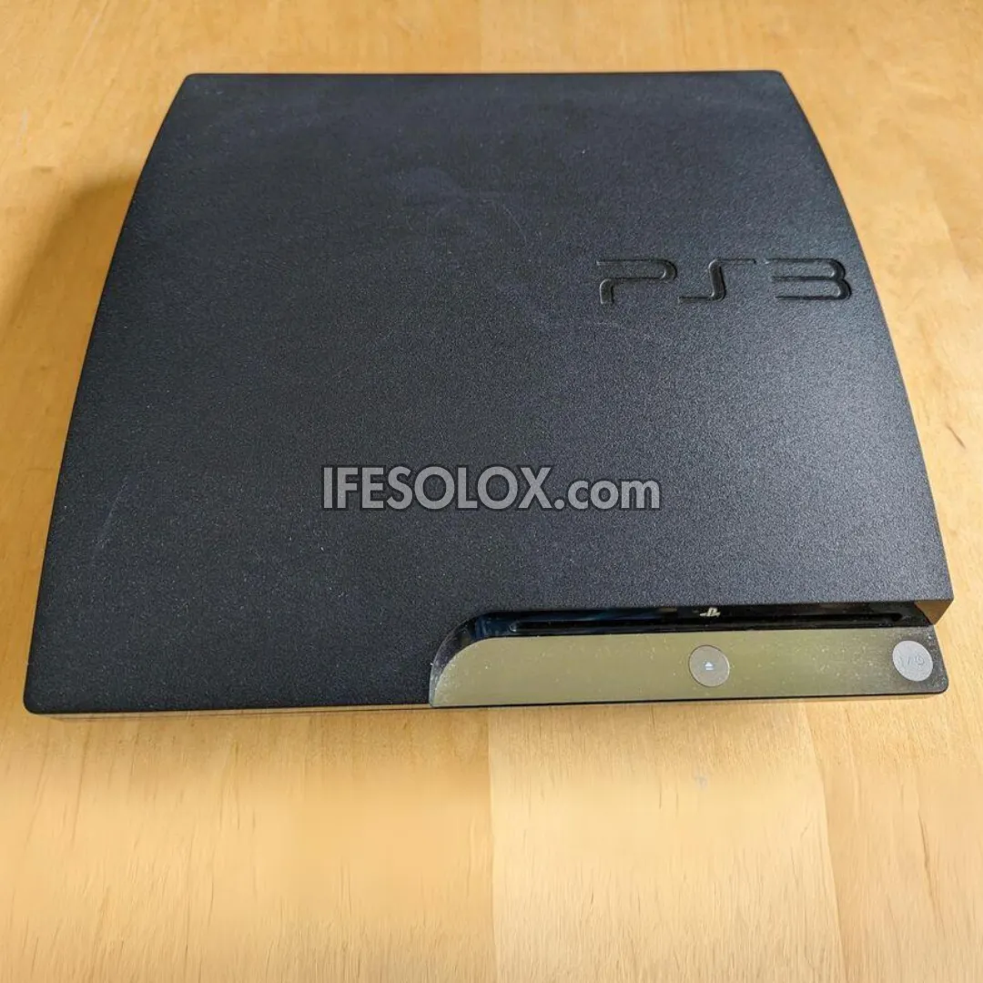 Sony Playstation 3 (PS3) Slim 120GB Game Console Complete Set with 1 DUALSHOCK Controller and 10 Games - Foreign Used