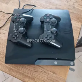 Sony Playstation 3 (PS3) Slim 500GB Game Console Complete Set with 2 DUALSHOCK Controllers and 30 Games - Foreign Used