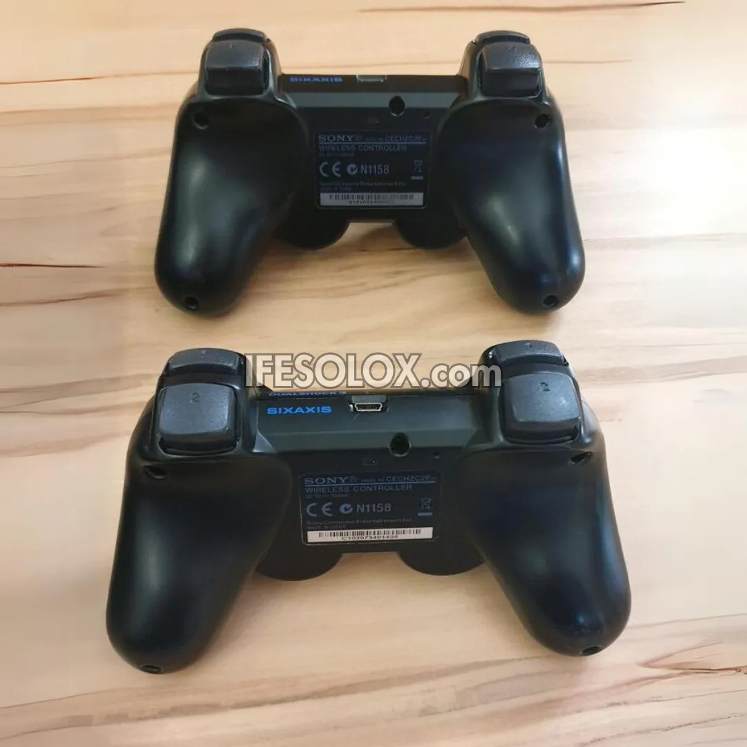 Sony Playstation 3 (PS3) Super Slim 500GB Game Console Complete Set with 2 DUALSHOCK Controllers and 30 Games - Foreign Used