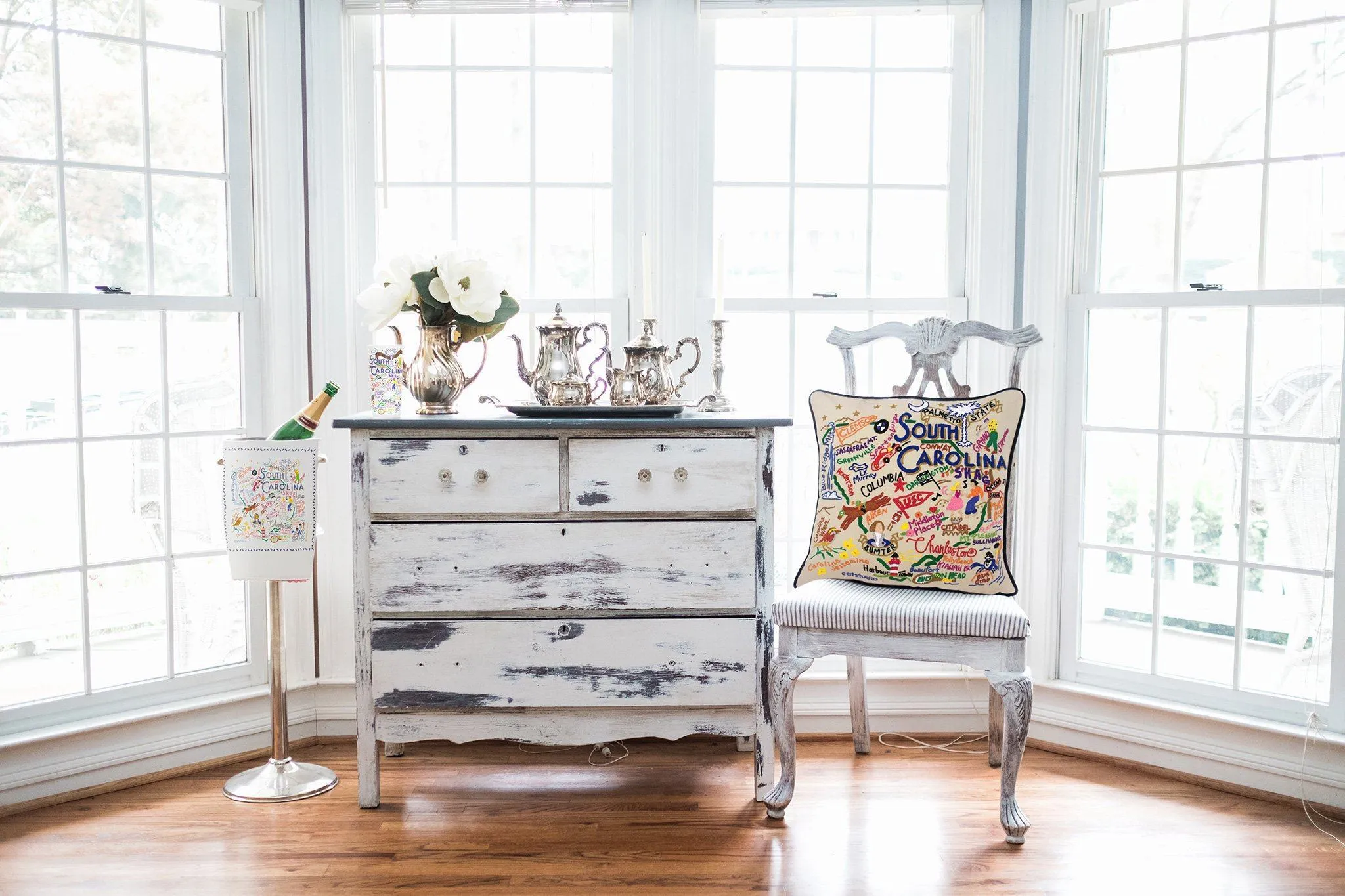 SOUTH CAROLINA GLASS BY CATSTUDIO