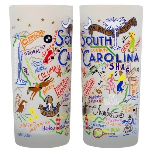 SOUTH CAROLINA GLASS BY CATSTUDIO