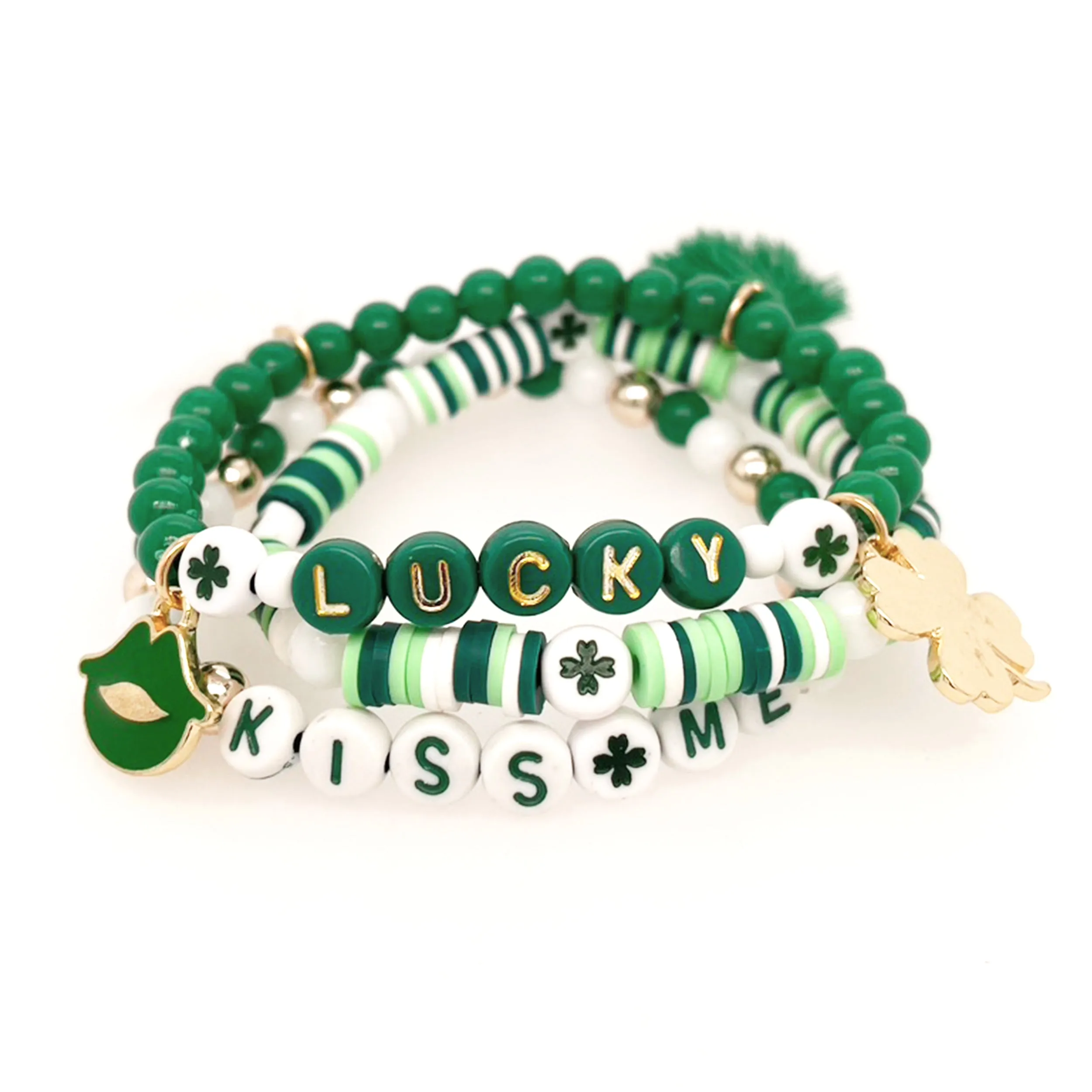 St. Patrick's Day LUCKY CHARMS Jar DIY Bead Kit