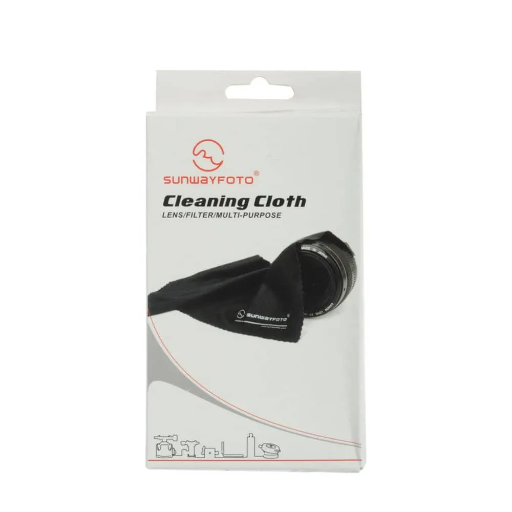 Sunwayfoto Lens Cleaning Cloths (5-Pack, Black)