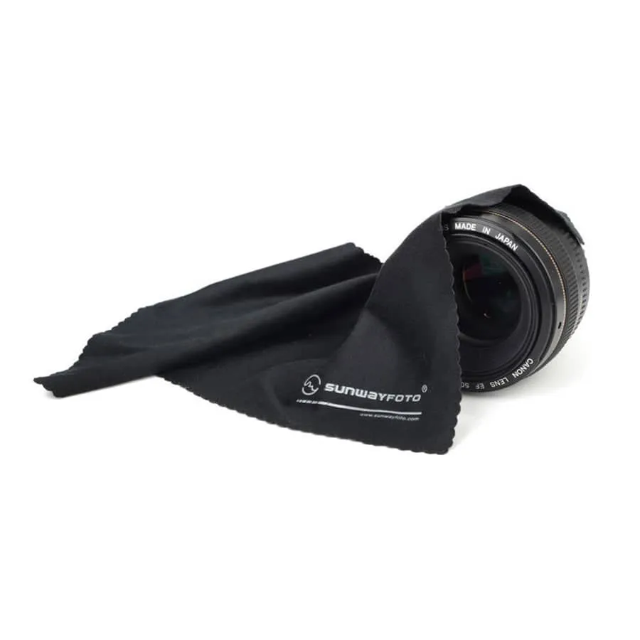 Sunwayfoto Lens Cleaning Cloths (5-Pack, Black)