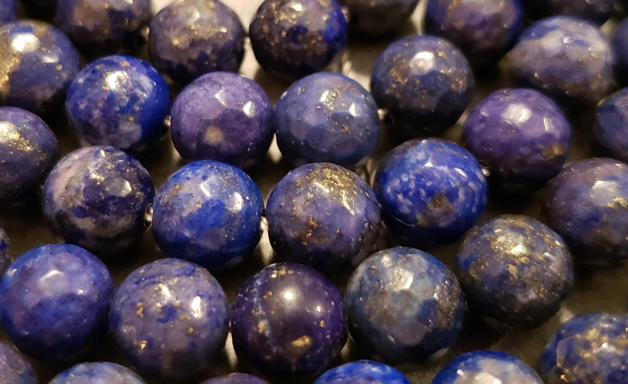 Throat Chakra Mala Kit - Lapis (Faceted)