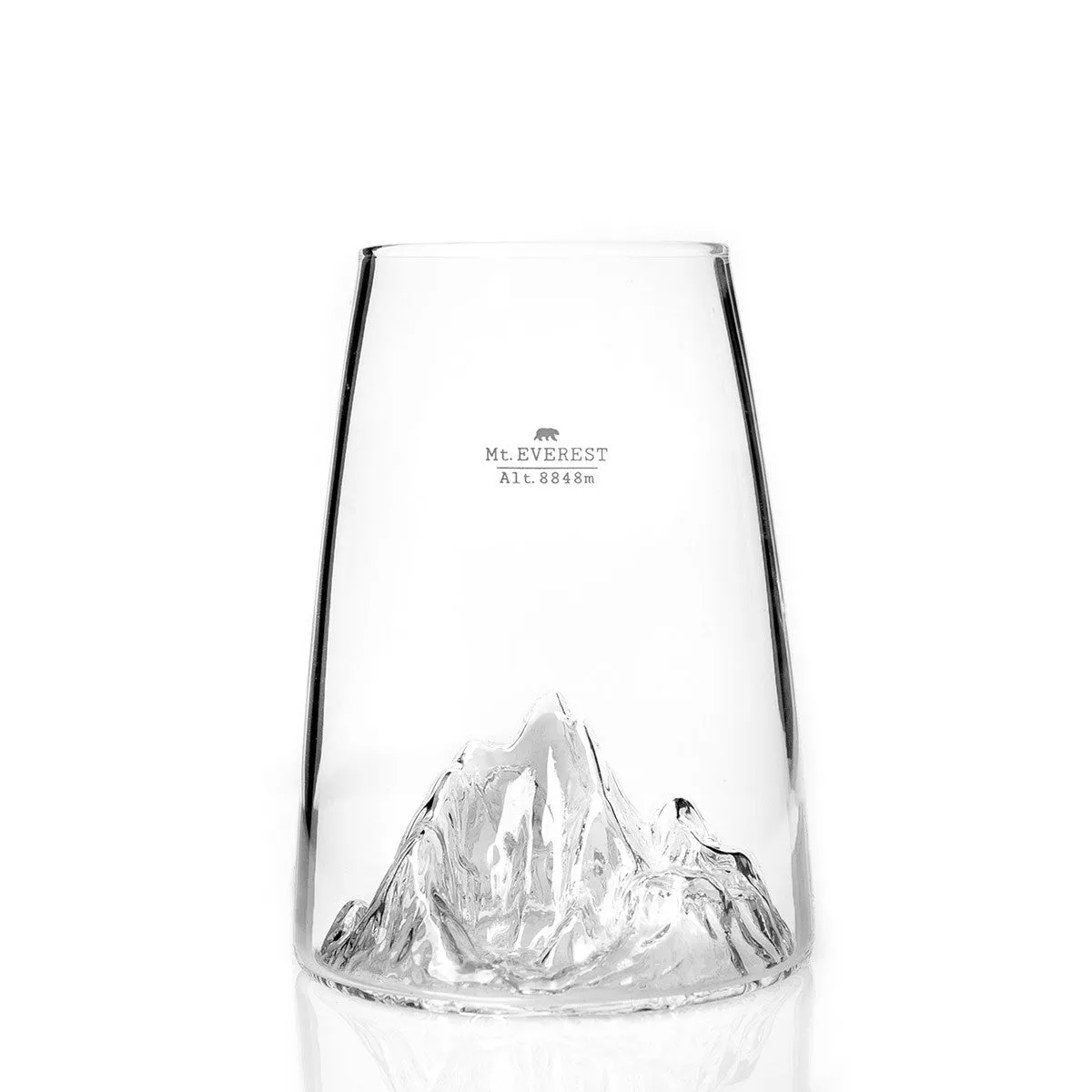 Topographic Glass - Three Mountains
