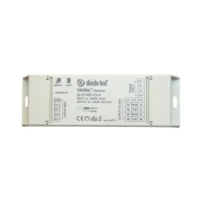 TOUCHDIAL WiFi RGBW Color Control Receiver, 4 Channels, 12-24VDC, 5A