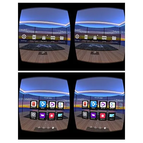 VIGICA Magicsee M1 VR One Virtual Reality Headset 3D VR Glasses Game Android 4.4 2G/16G HDMI 1080P HD 360 Viewing...