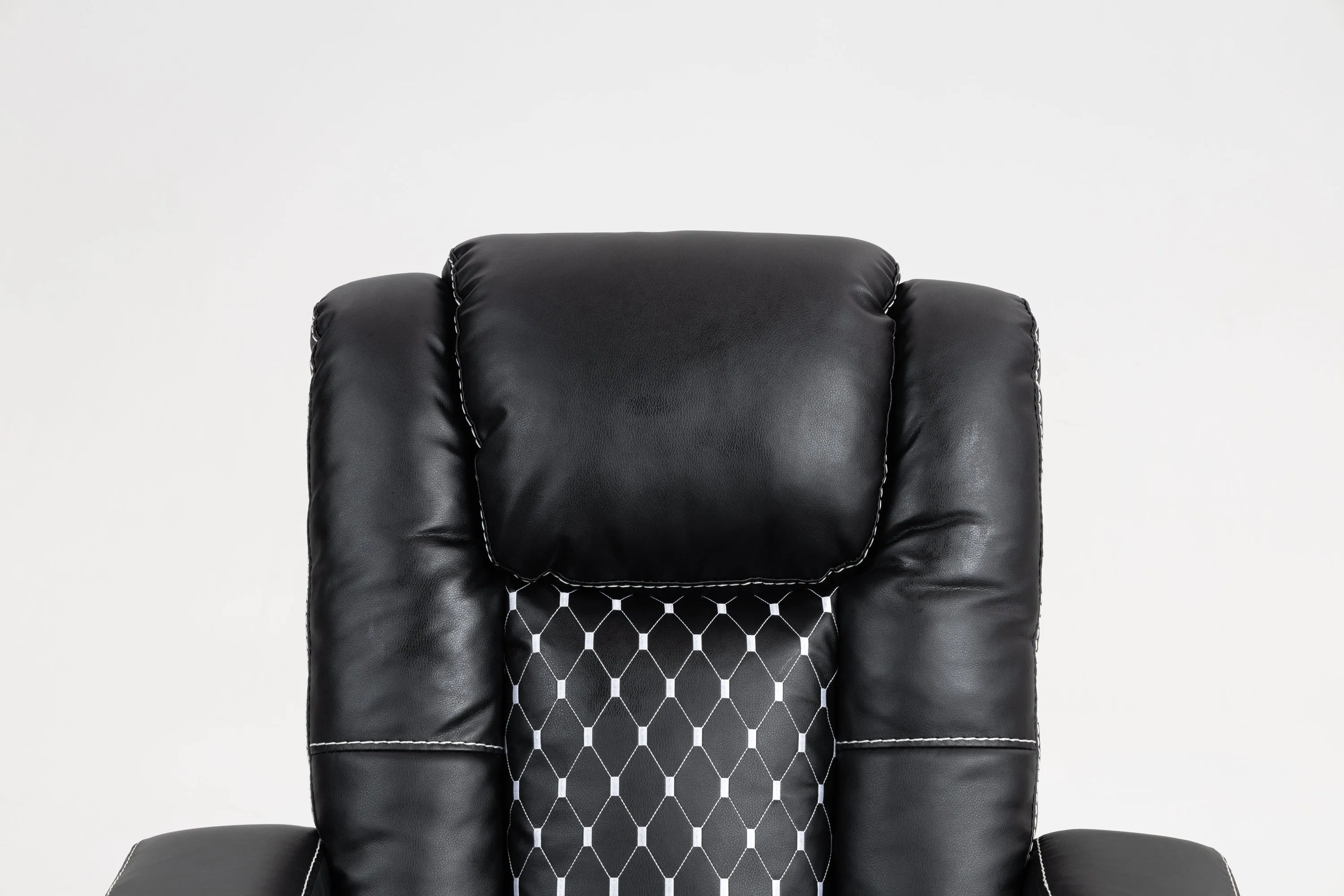 Warner II Power Recliner with Multifunctional Features - Black