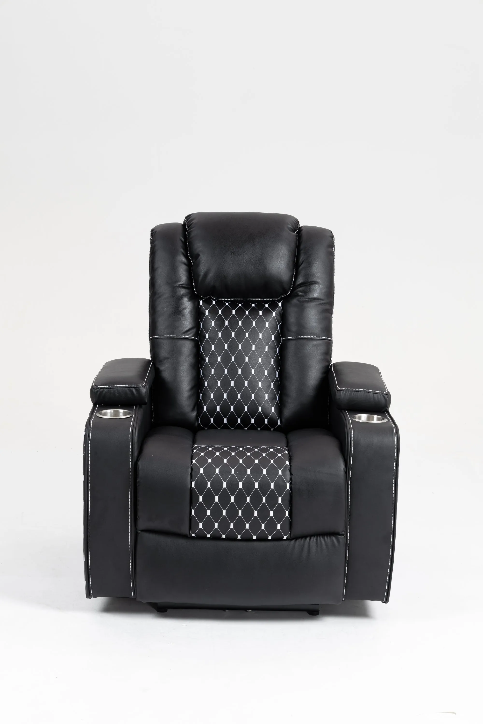 Warner II Power Recliner with Multifunctional Features - Black