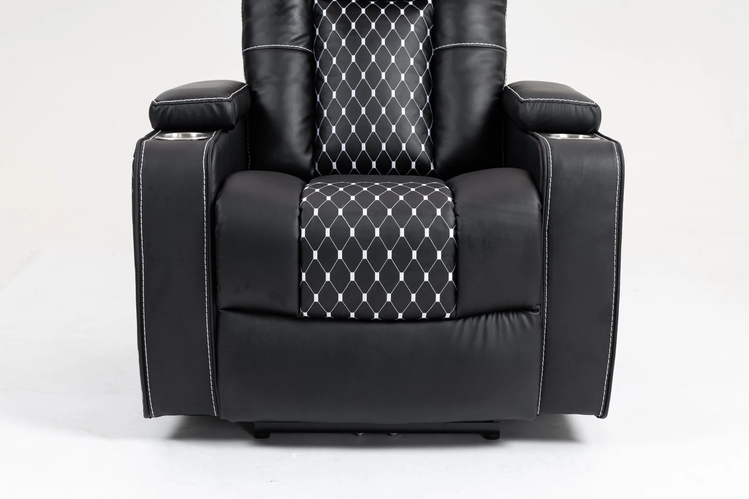 Warner II Power Recliner with Multifunctional Features - Black