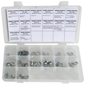 WHEELS Mfg Cs-Kits Aluminum Chainring Spacer Kit 0.6-8.3 Mm 120 Pcs