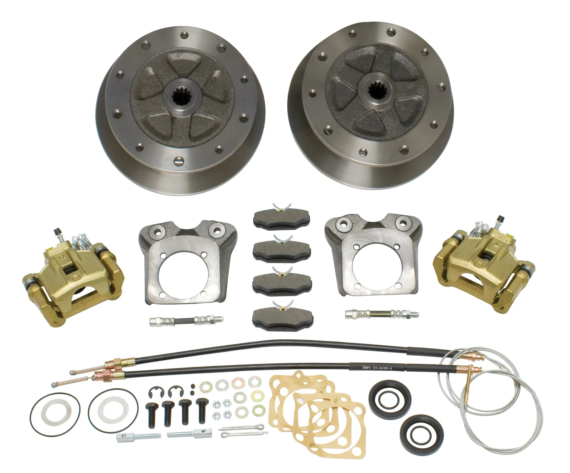 Wide Track Rear VW Disc Brake Kit 5x205 Bolt Pattern