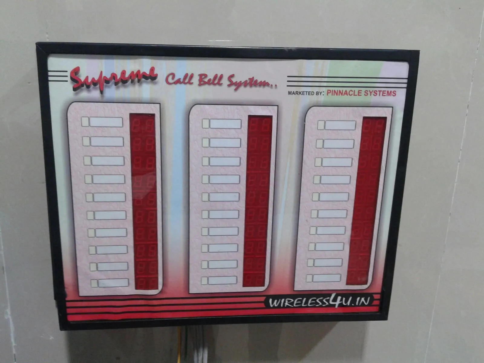 Wireless Call Bell System for 30 Bed Remote Call and Cancel Type Wall Mounted Type