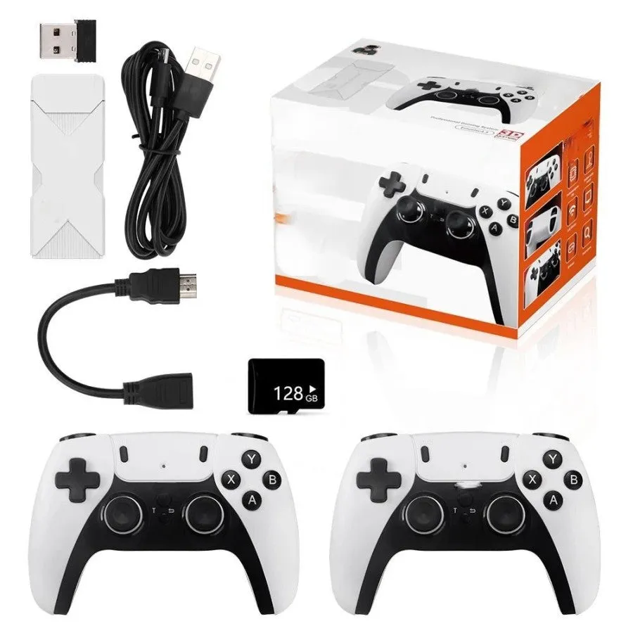 Wireless Retro Gaming Console: 40,000  Games & 4K HDMI Connectivity, 2.4G Controller