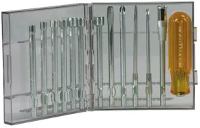 Xcelite 99PS50 Compact Screwdriver & Nutdriver Kit, 13 piece